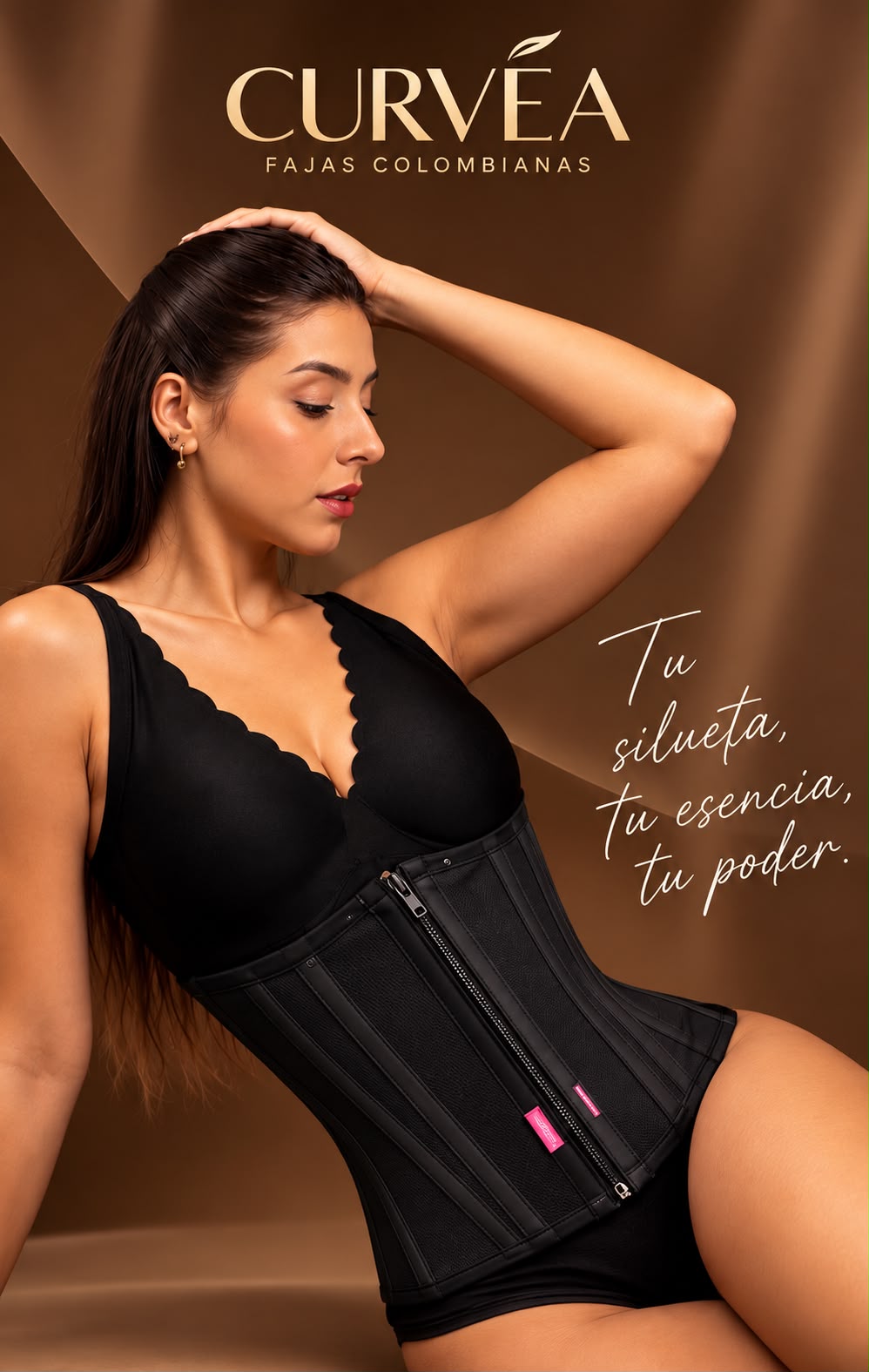 Corset Costillero Premium – 15 Varillas | CURVEA